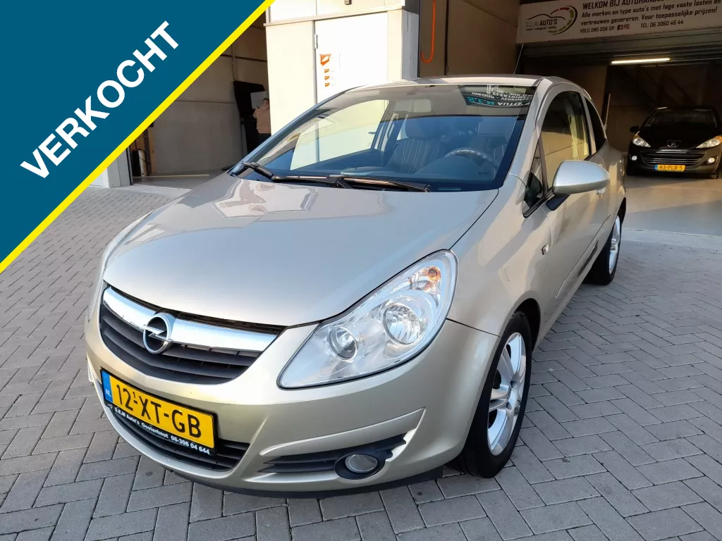 Opel Corsa VERKOCHT/NEW APK/CRUISE/NAP 1.2 16v Enjoy