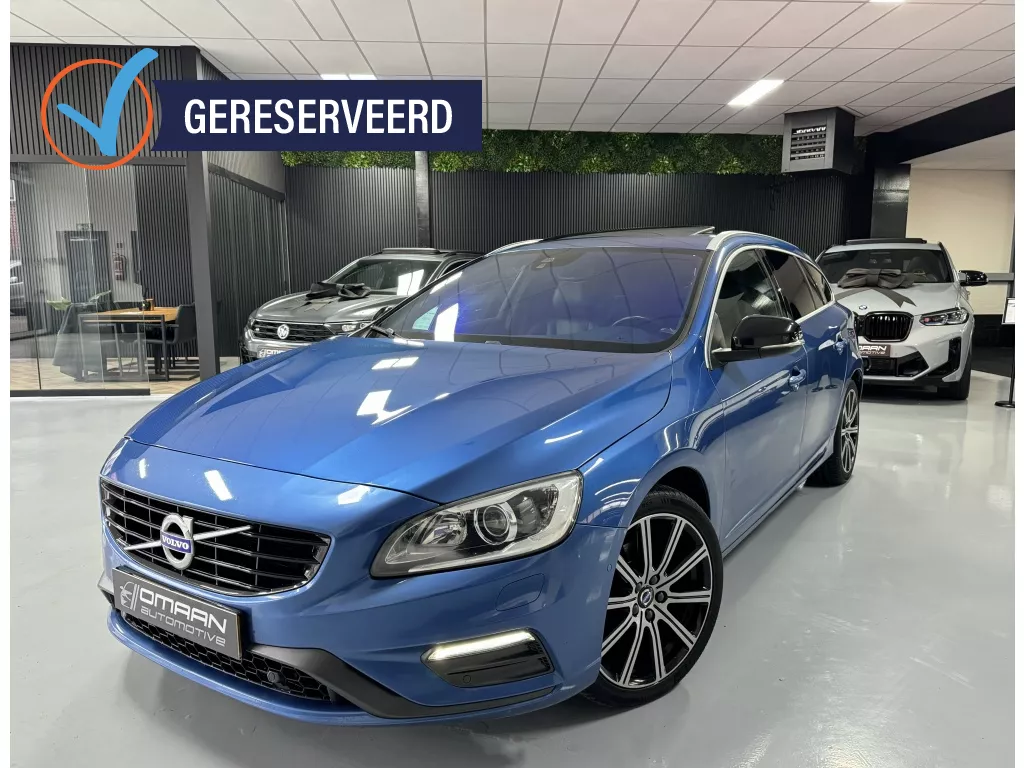 Volvo V60 2.0 D4 191PK R-DESIGN STANDKACHEL LEER TREKHK