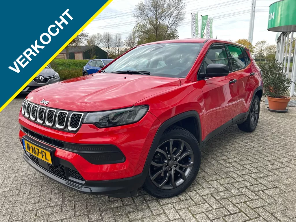 Jeep Compass 1.3T Sport 130PK Carplay, Lm velg, 18 inch