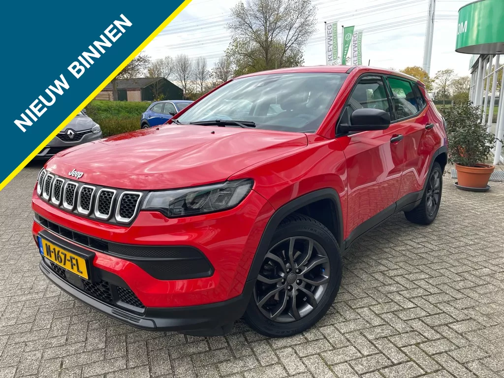 Jeep Compass 1.3T Sport 130PK Carplay, Lm velg, 18 inch
