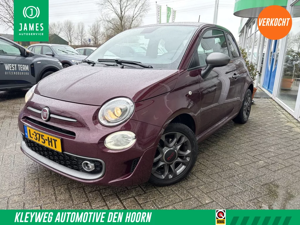 Fiat 500 1.0 Hybr. Sport, Zijskirt, 16"inch, Carplay, PDC