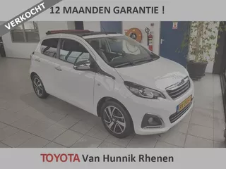Peugeot 108 1.0 e-VTi Allure TOP! | AUTOMAAT | 5-drs | AIRCO | OPEN DAK | VERKOCHT