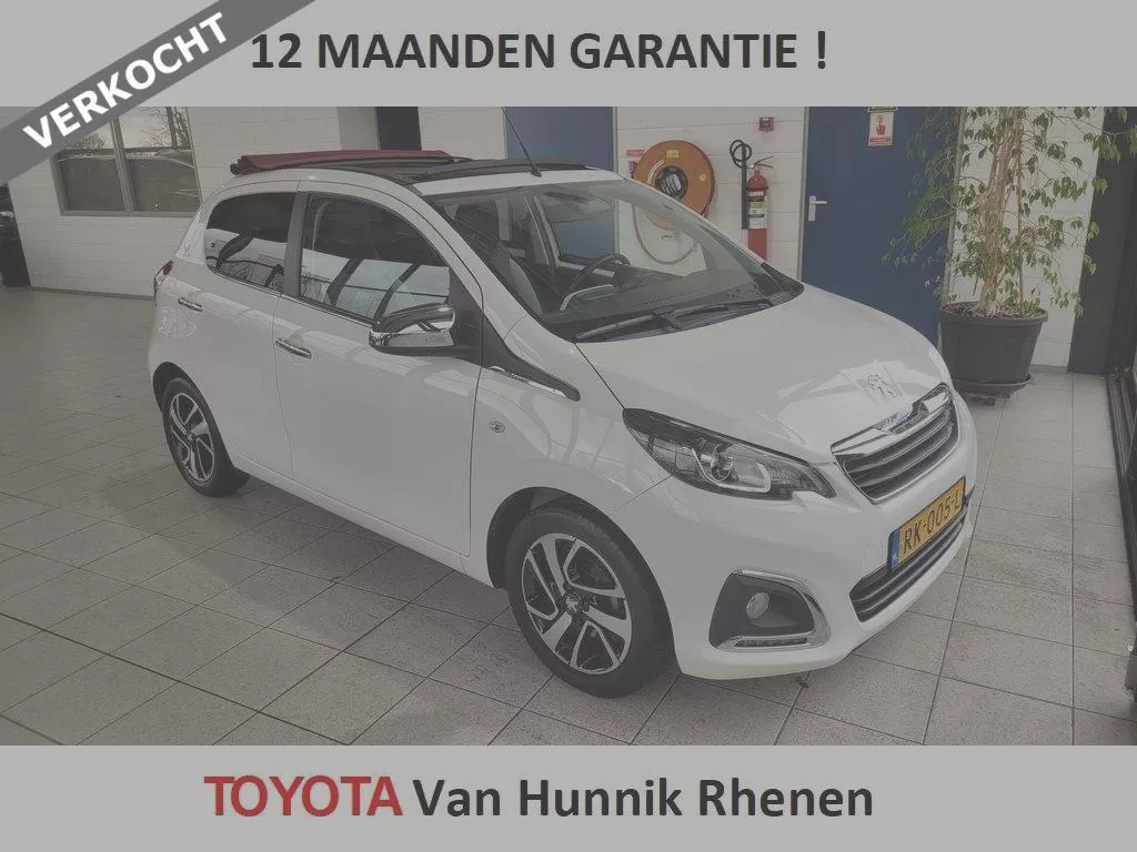 Peugeot 108 1.0 e-VTi Allure TOP! | AUTOMAAT | 5-drs | AIRCO | OPEN DAK | VERKOCHT