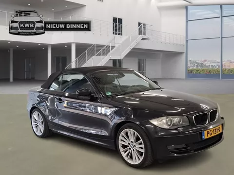 BMW 1 Serie Cabrio 120d High Executive Leer Xenon Navi