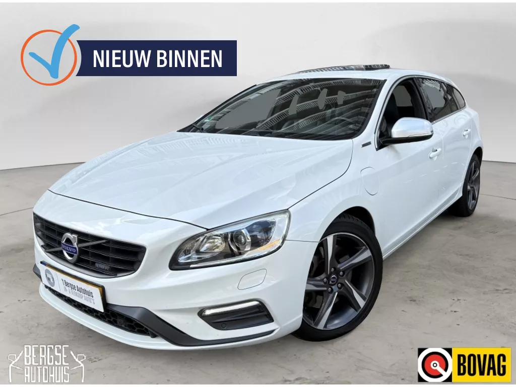 Volvo V60 2.4 D6 AWD Plug-In Hybrid R-Design SCHUIFDAK LEER