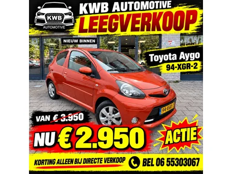 Toyota Aygo 1.0 VVT-i Dyn Facelift LED | Nieuwe APK | NAP