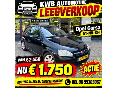 Opel Corsa 1.4-16V Sport | Airco | Nieuwe APK | Distributie vervangen