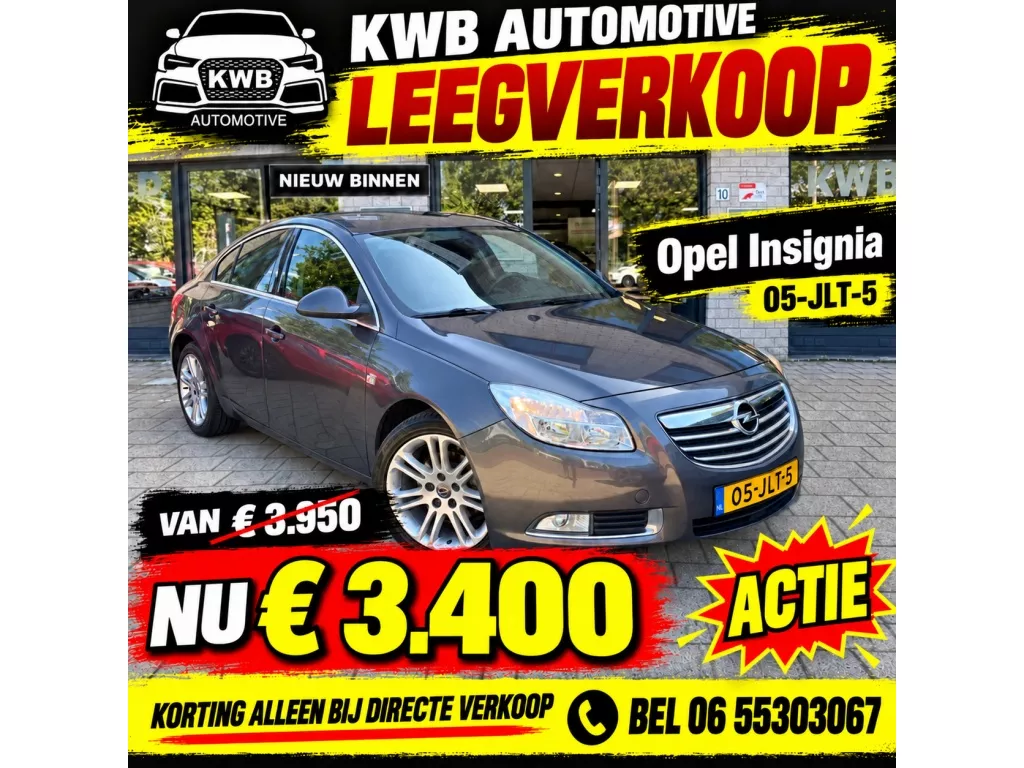 Opel Insignia 1.8 Edition | Nieuwe APK Banden Remmen vervangen