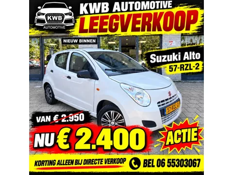Suzuki Alto 1.0 Cool 5-deurs | Airco | Nieuwe koppeling | Beurt
