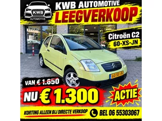 Citro&euml;n C2 1.1i S&eacute;duction | Nieuwe APK Weinig KM