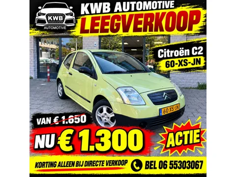 Citro&euml;n C2 1.1i S&eacute;duction | Nieuwe APK Weinig KM