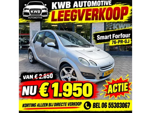 Smart Forfour 1.5 passion | Airco | Panoramadak | Beurt | Nieuwe APK