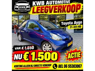 Toyota Aygo 1.0-12V 3-deurs | Airco | Nieuwe APK Remmen uitlaat