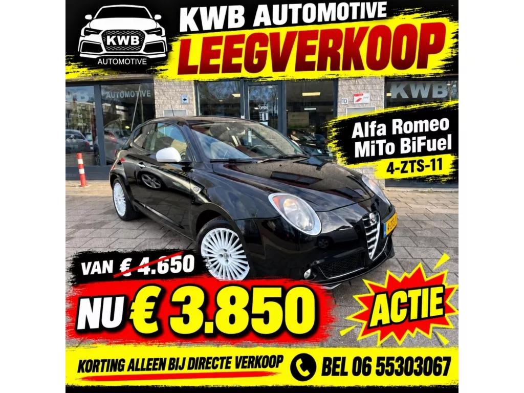 Alfa Romeo MiTo 1.4 T Junior BiFuel | Nieuwe Distributie | NAP