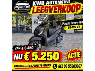 Piaggio motorscooter 400 Beverly S HPE 2023 Malossi Topstaat