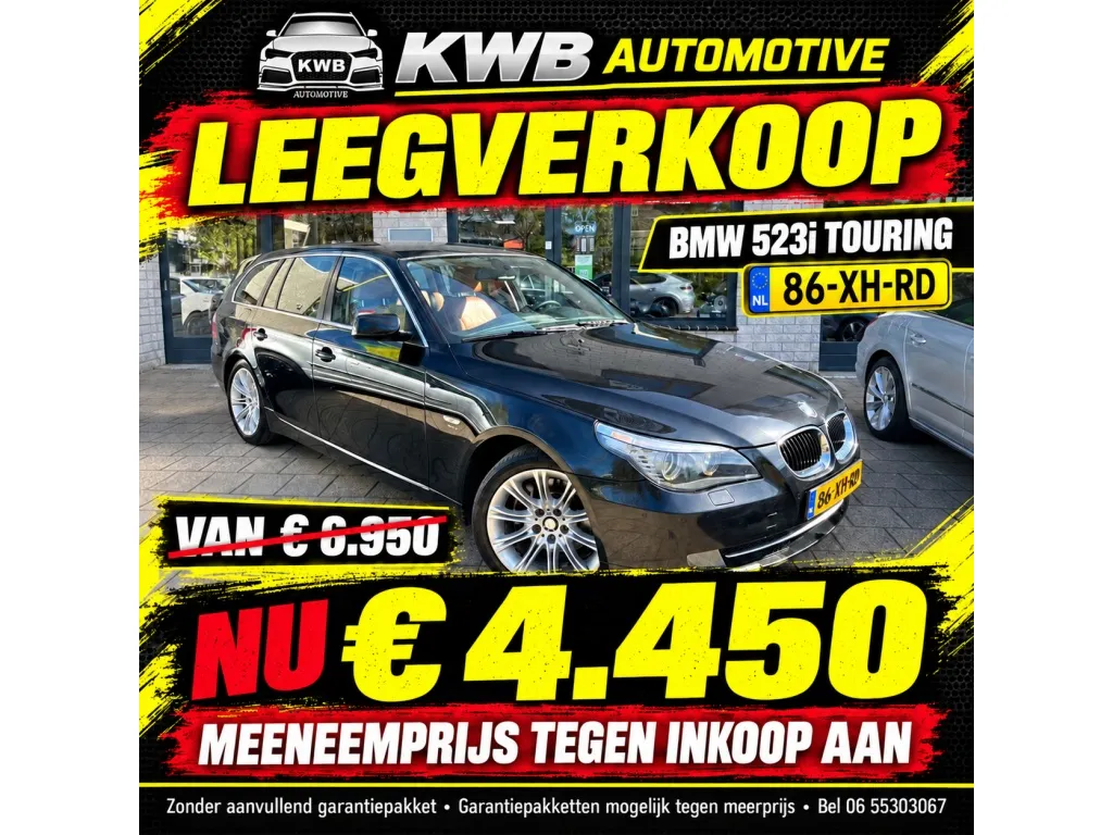 BMW 5 Serie Touring 523i Executive LCI | Xenon | Bruin | leer | Beurt