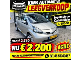 Toyota Aygo 1.0-12V 5-deurs Calvin Klein | Leer | Airco