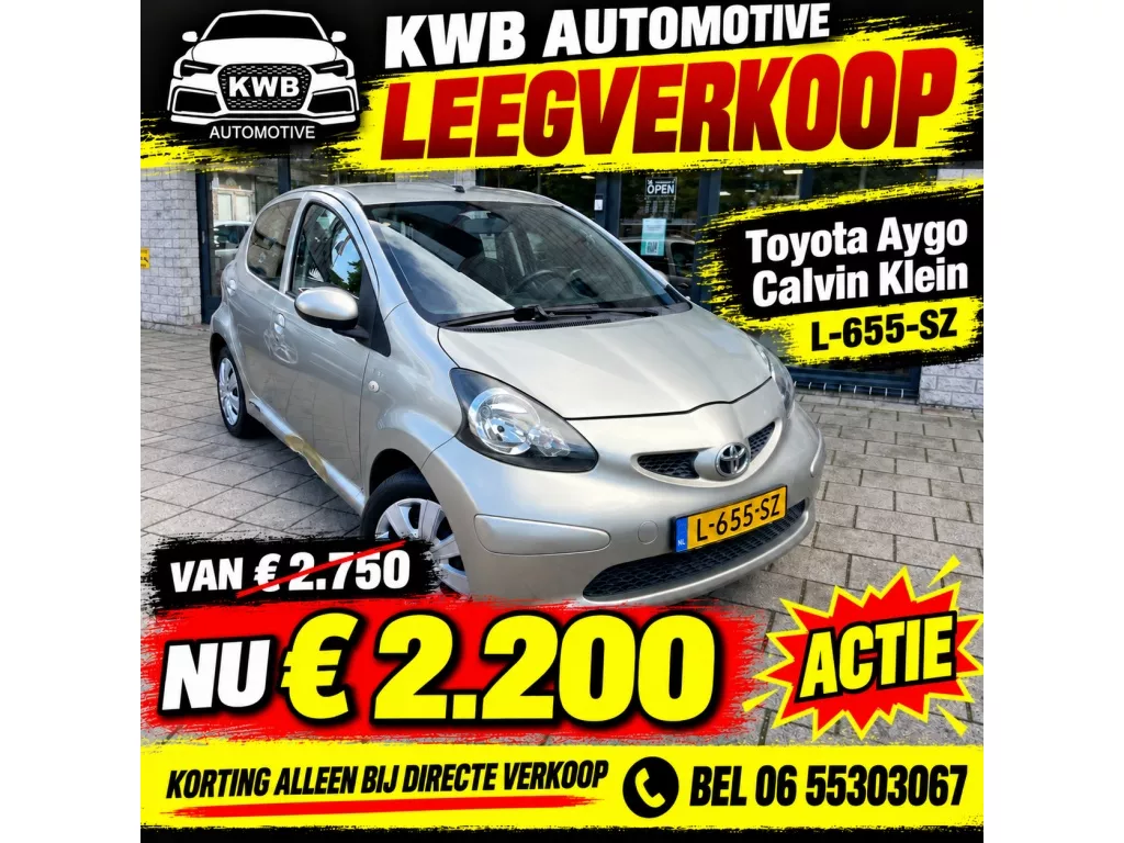 Toyota Aygo 1.0-12V 5-deurs Calvin Klein | Leer | Airco