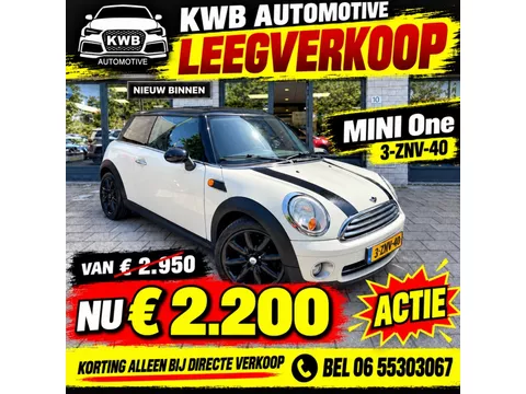 MINI 3-deurs 1.4 One Pepper | Airco | Nieuwe APK