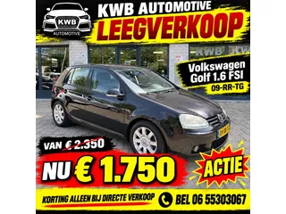 Volkswagen Golf 1.6 FSI Sportline 5-deurs | Beurt | Nieuwe APK