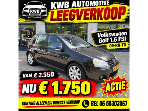 Volkswagen Golf 1.6 FSI Sportline 5-deurs | Beurt | Nieuwe APK