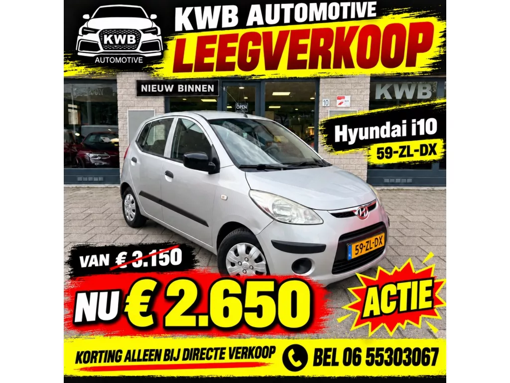 Hyundai i10 1.1 Active Cool 5-deurs | Airco | CarPlay | NAP