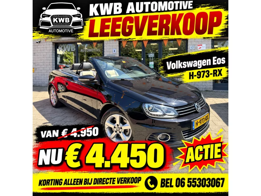 Volkswagen Eos 2.0 TSI Highline | Automaat | Leer 2 Tone