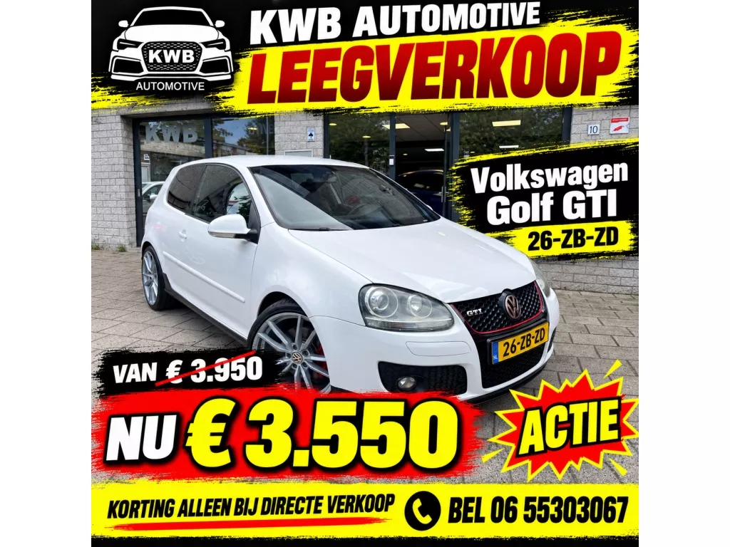 Volkswagen Golf 2.0 TFSI GTI | Nieuwe distributieriem | Beurt | Xenon