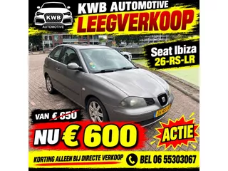 SEAT Ibiza 1.4-16V Sensation Inruilauto Zo meenemen