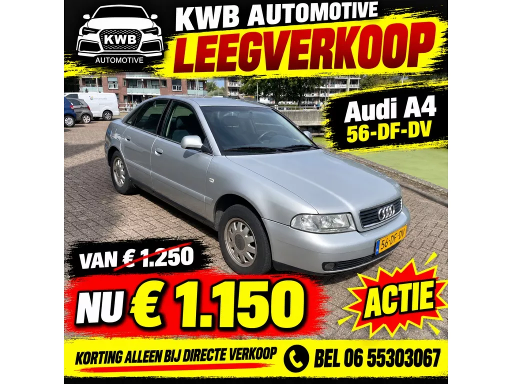 Audi A4 Limousine 1.8 5V Advance Inruilauto Meeneemprijs