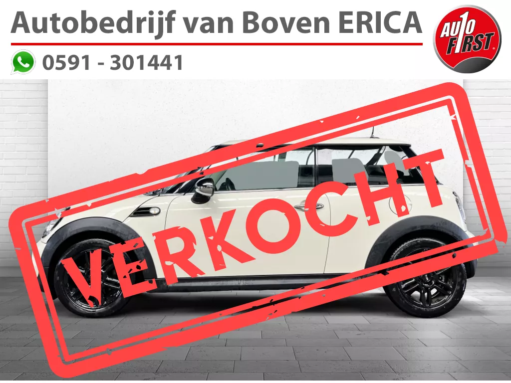 MINI Mini 1.6 One Holland Street Navigatie BT tel 52Dkm Nap!