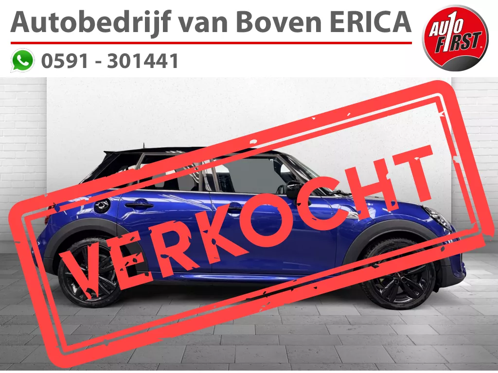 MINI Cooper S 2.0 Hammersmith JCW Automaat Panodak Cruise Clima Nav Leder Nap