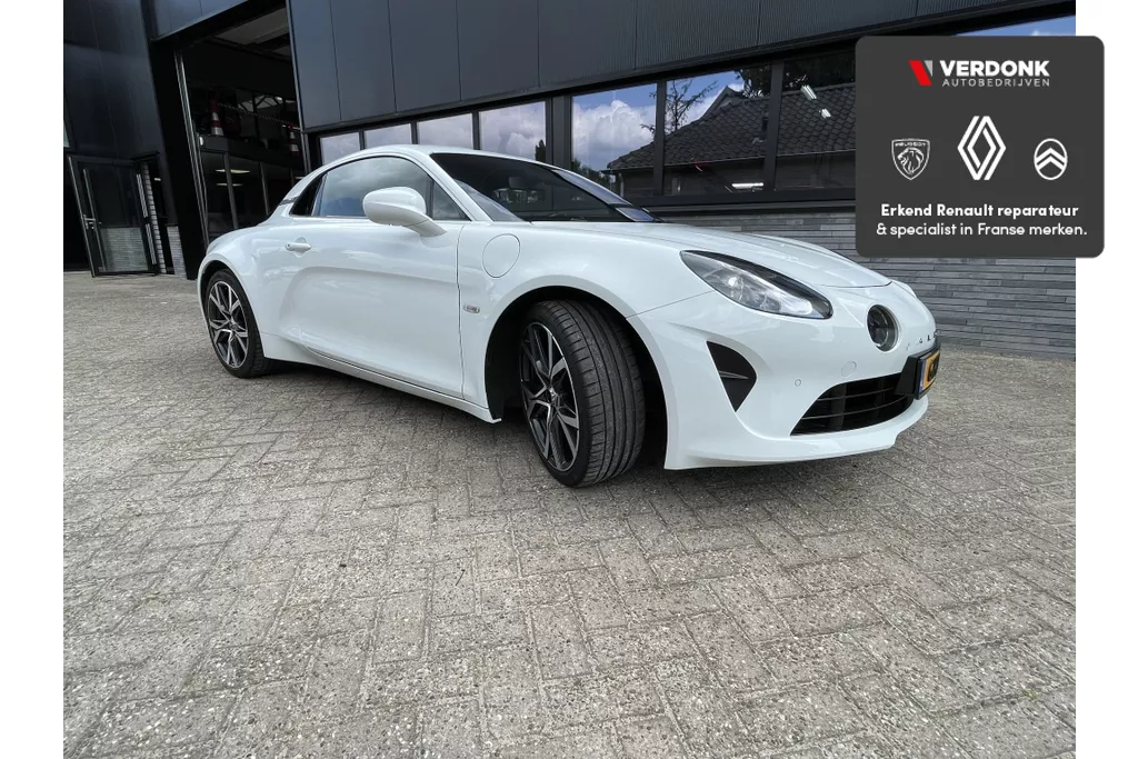 ALPINE A110 1.8 TURBO 252 PK op 1170 KILO    CAMERA 7 T AUTOMAAT
