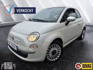 Fiat 500 1.2 Lounge Pano Airco BT Parelmoer wit