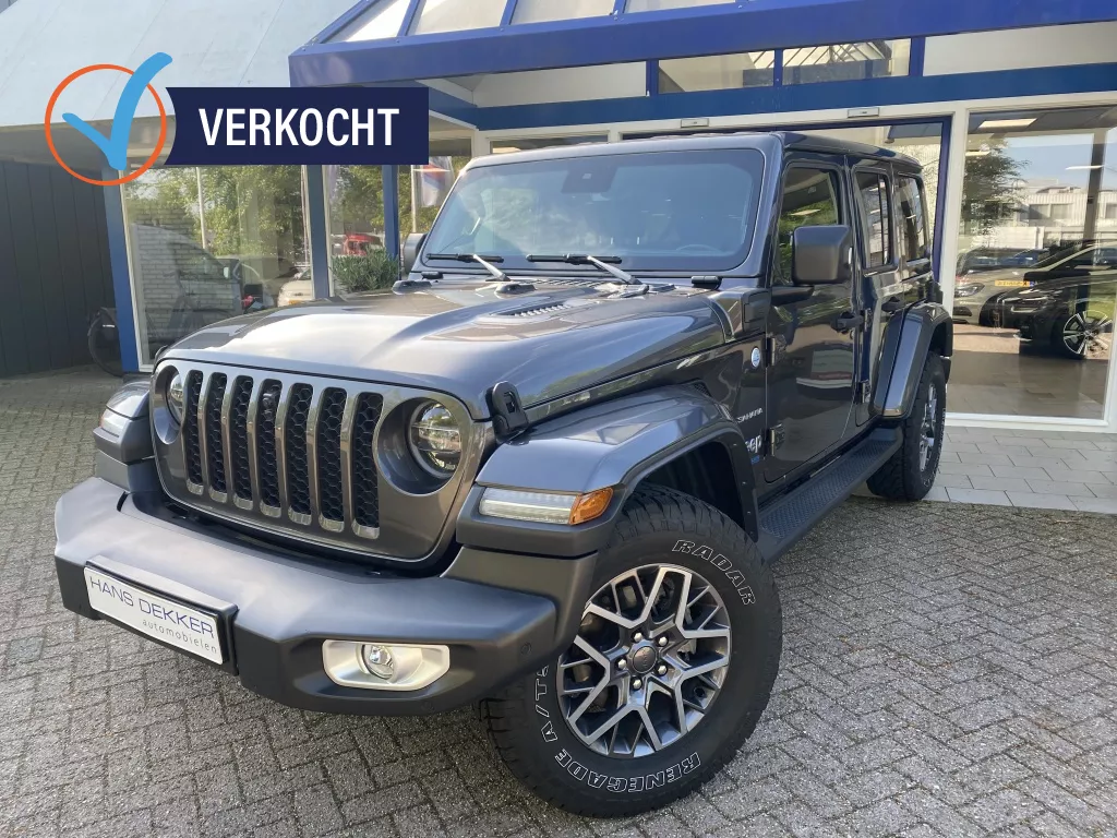 Jeep Wrangler VERKOCHT 4xe 380 80th Ann.