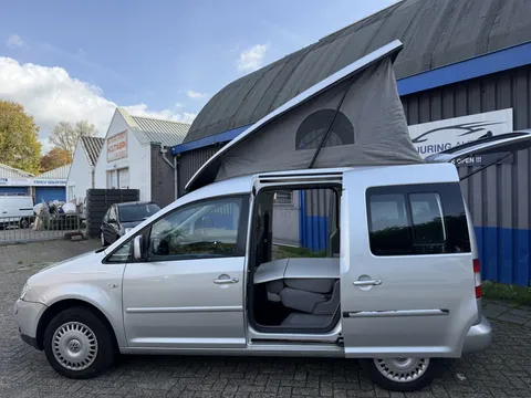Volkswagen CADDY LIFE Standaard camper dak als camper ingericht incl. kook plaat op butaan gas