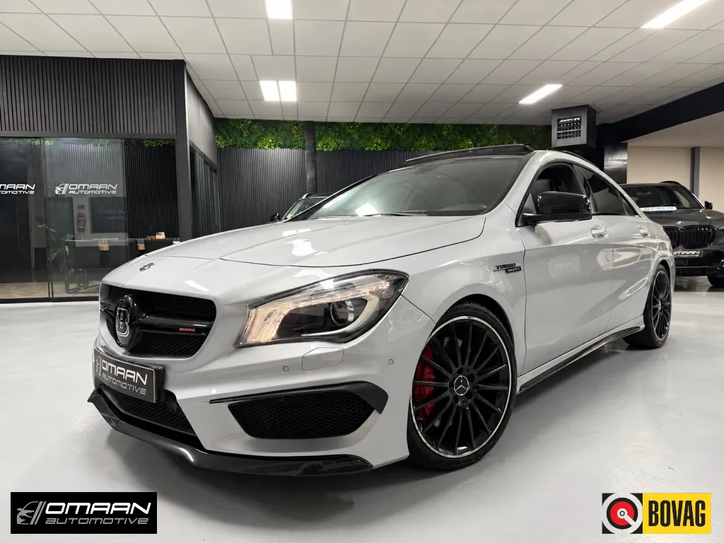 Mercedes-Benz CLA-klasse CLA 45 AMG 4M BRABUS LOOK PANO KUIPSTOELEN